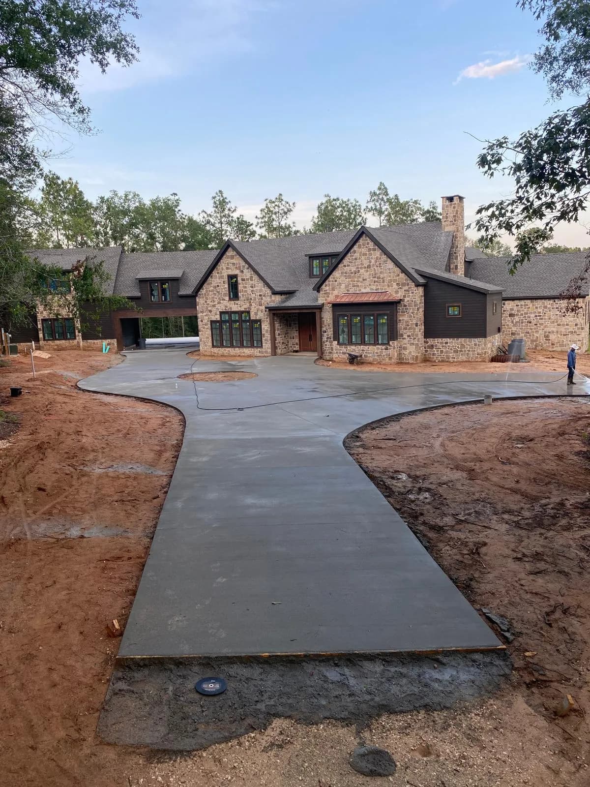 Professional concrete driveway and patio work